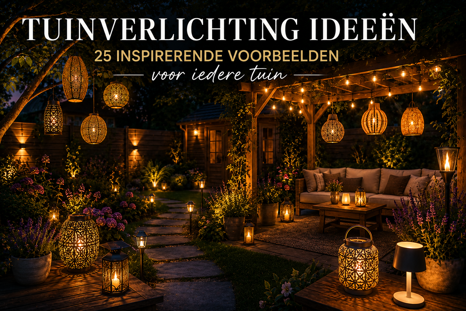 Tuinverlichting Ideeën: 25 Inspirerende Voorbeelden Voor Iedere Tuin