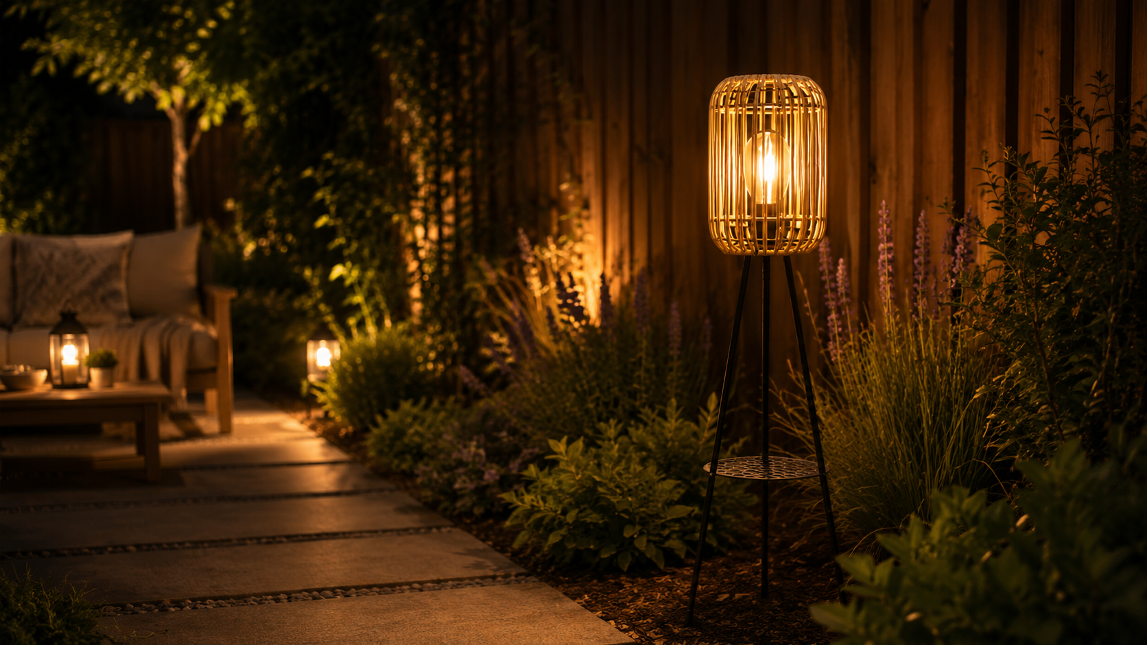 Solar staande buitenlampen