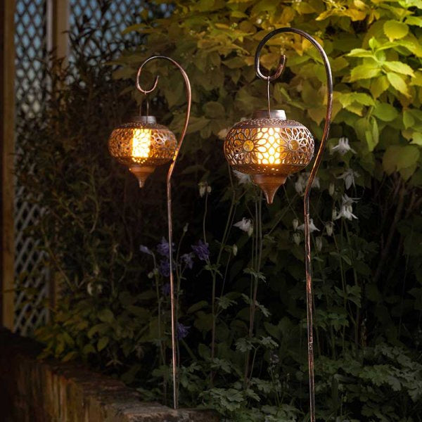 Solar Tuinstekers Osman Lantern – Set van 2