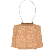 Solar-Lampion-Lampenschirm – Paisley Aprikose – 20 cm