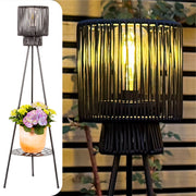 Solar-Stehleuchte Dreibein – Schwarz – 103 cm