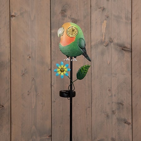Solar Vogel Tuinsteker met Rollend Oog 75 cm