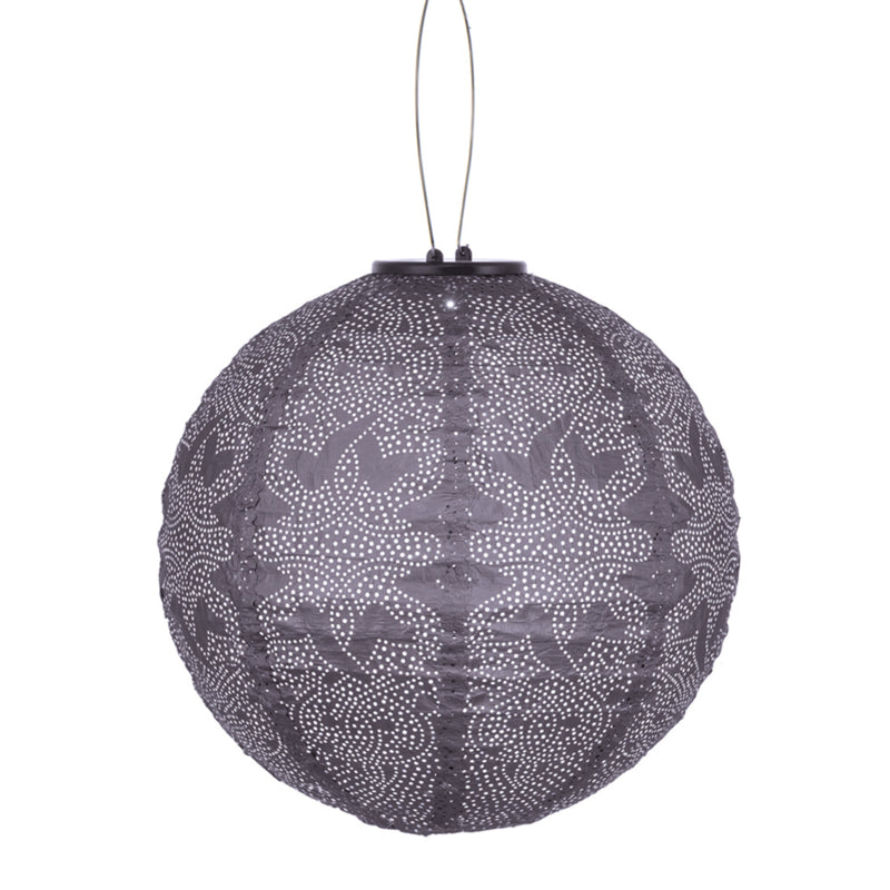 Solar Lampion Rund - Marrakesh Mauve Lila - 30 cm