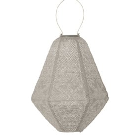 Solar Lampion Can - Marrakesh Light Taupe - 30 cm