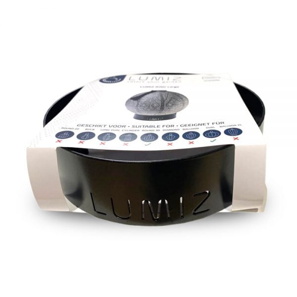 Support de table Ring Large Noir - Lumiz