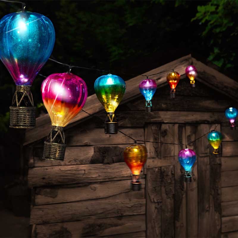 Solar Lichterkette Heißluftballons