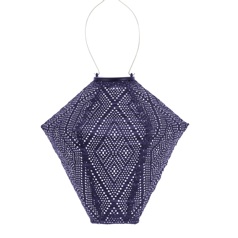Solar Lampion Diamond - Ikat Future Dusk - 28 cm