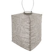 Solar Lampion Triangle – Paisley Light Taupe – 28 cm