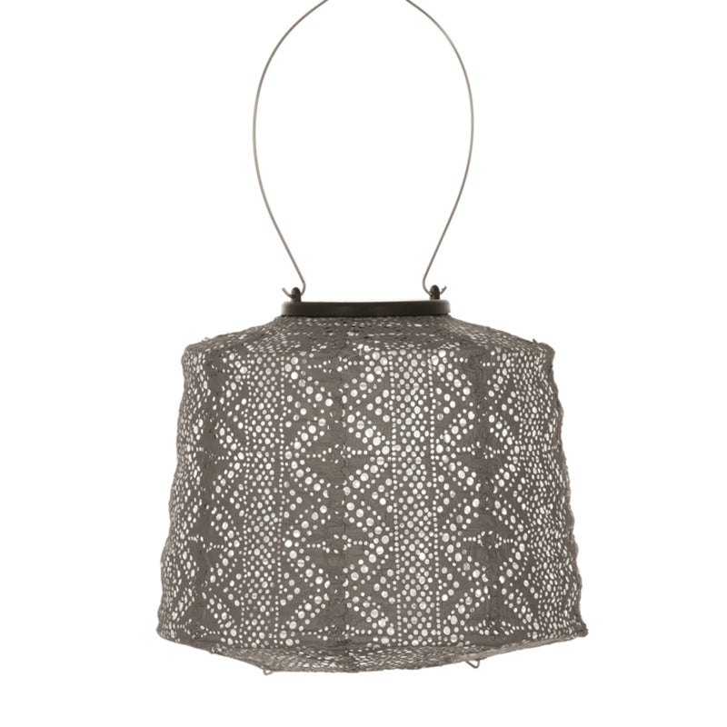 Solar Lampion Lampshade - Lace Taupe - 20 cm