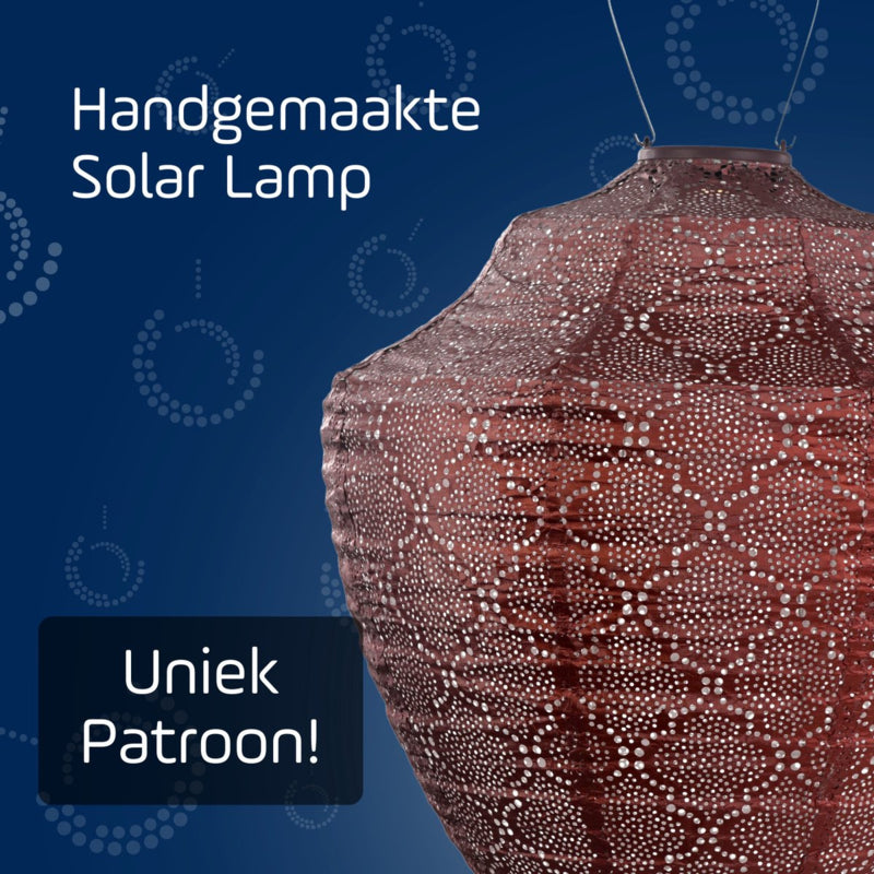 Solar Laterne Crown - Bazar Kupfer - 40 cm