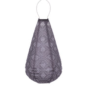 Solar-Lampion Drop - Topaz Mauve Lila - 28 cm