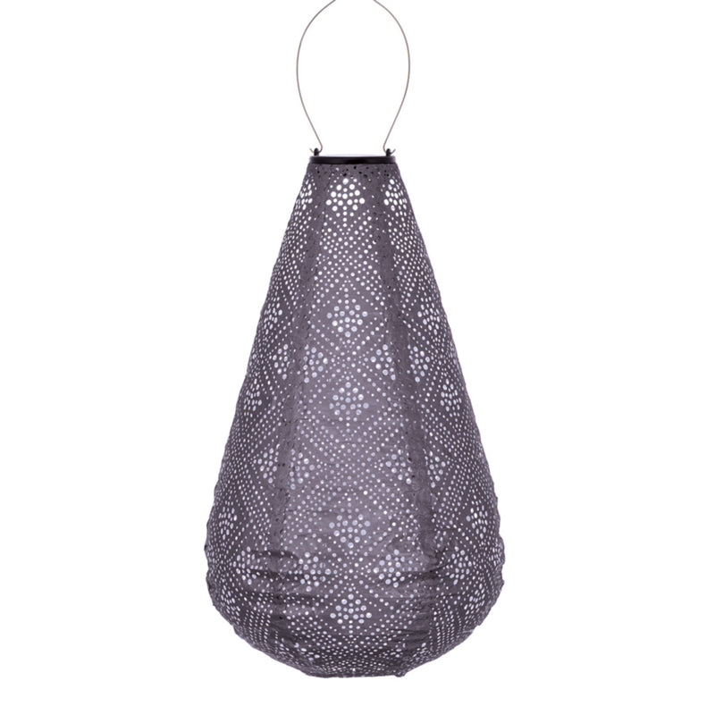 Solar Lampion Drop - Topaze Mauve Purple - 28 cm